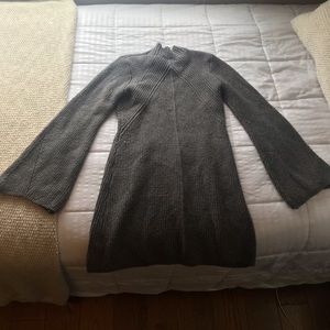 Gray Sweater Dress